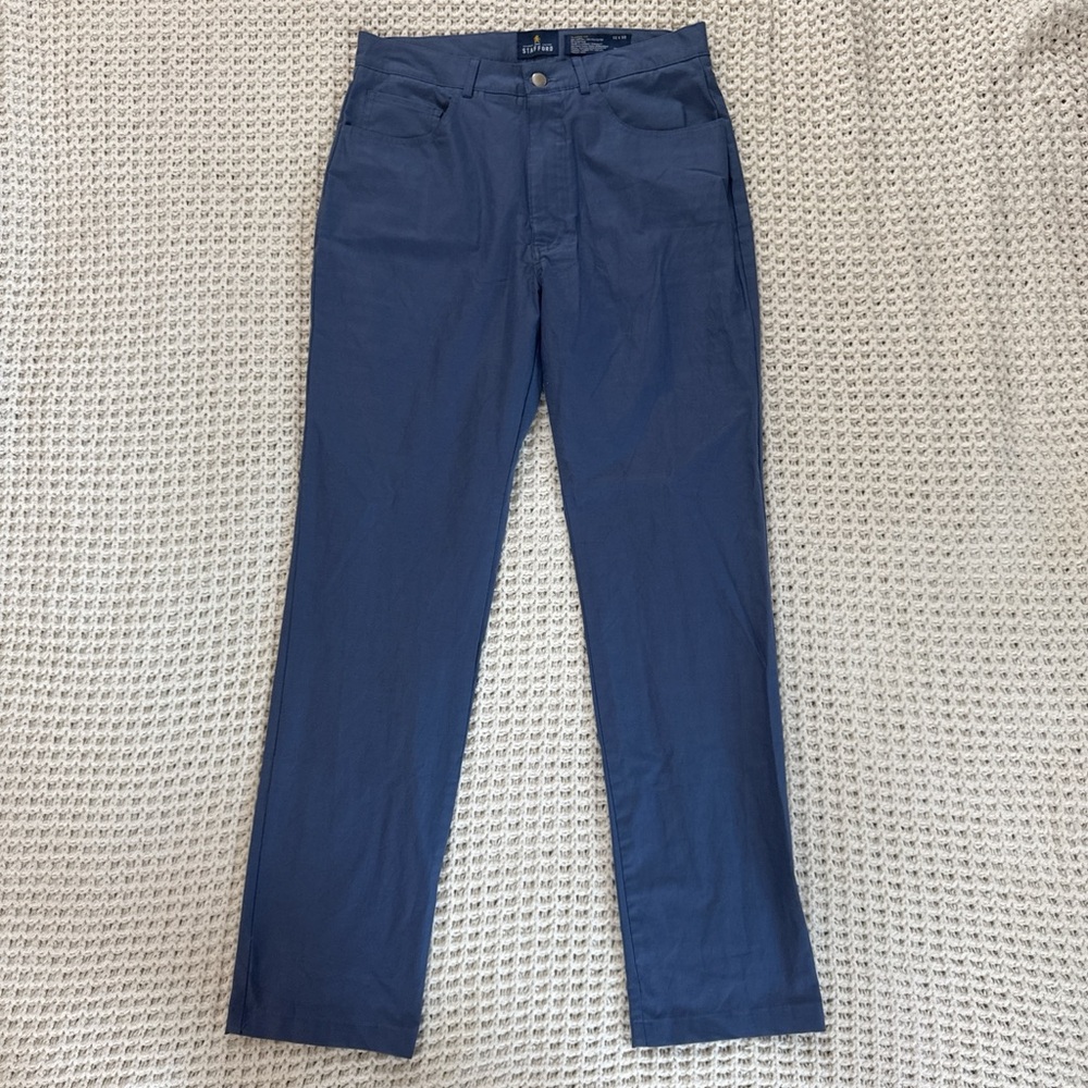 Stafford Navy Dress Pants for Men